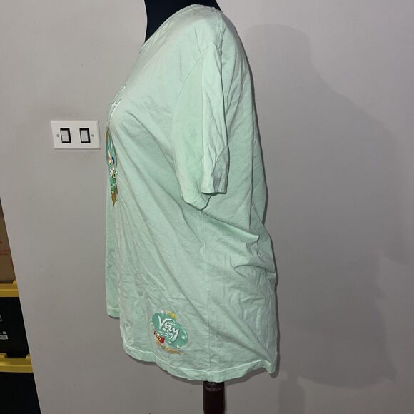 Disney Mickey's Very Merry Christmas Party 2017 Ladies Green Shirt 3X Tee - Picture 2 of 10